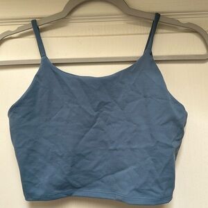 Blue sports bralette/top